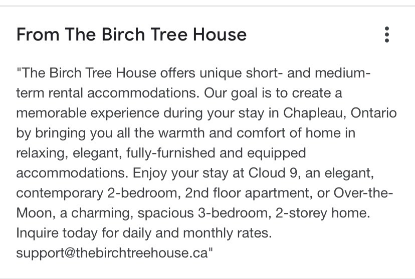 Birch Tree house description
