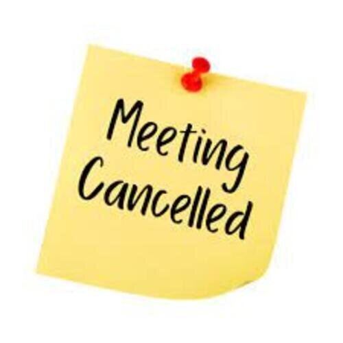 Council Meeting Cancelled 